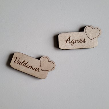 Bordkort og bordpynt