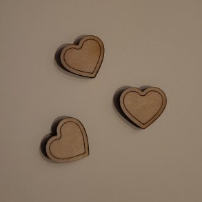 Trhjerter til bordpynt, 50 stk.