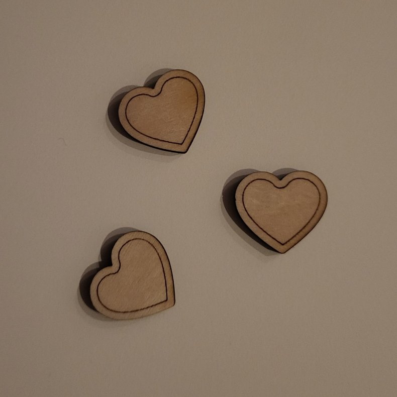 Trhjerter til bordpynt, 50 stk.